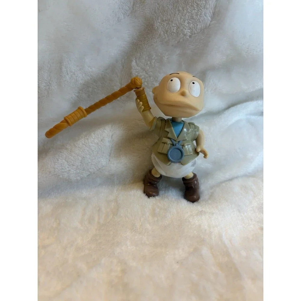 Vintage 1998 Burger King Rugrat Movie Toy Lot Of 3 - Tommy, Angelica, Phil & Lil